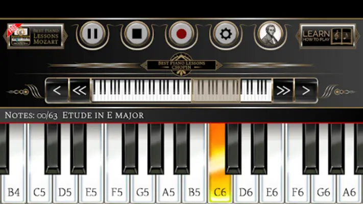 Piano Lessons Chopin android App screenshot 0