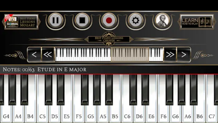 Piano Lessons Chopin android App screenshot 1