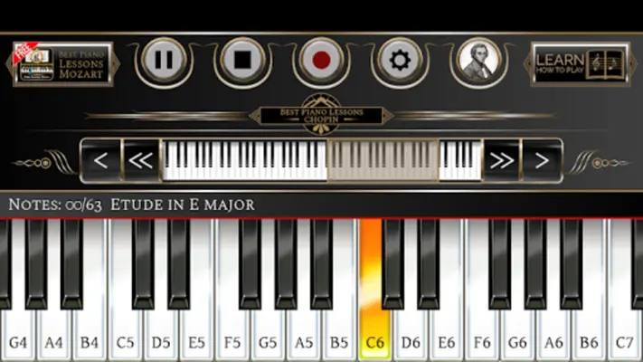 Piano Lessons Chopin android App screenshot 6